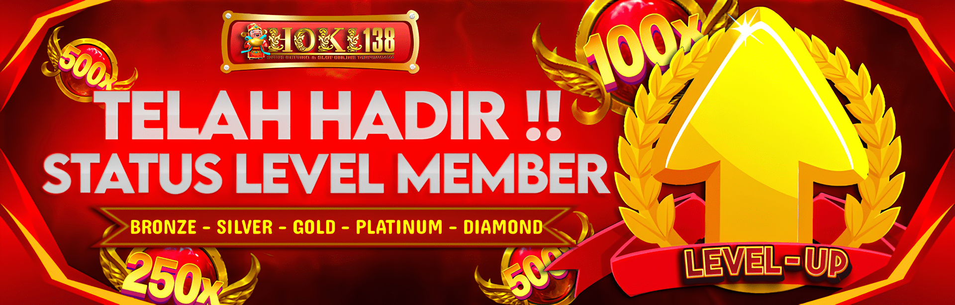 LEVEL UP MEMBER HOKI138